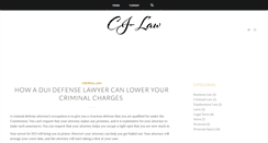Desktop Screenshot of cj-law.com